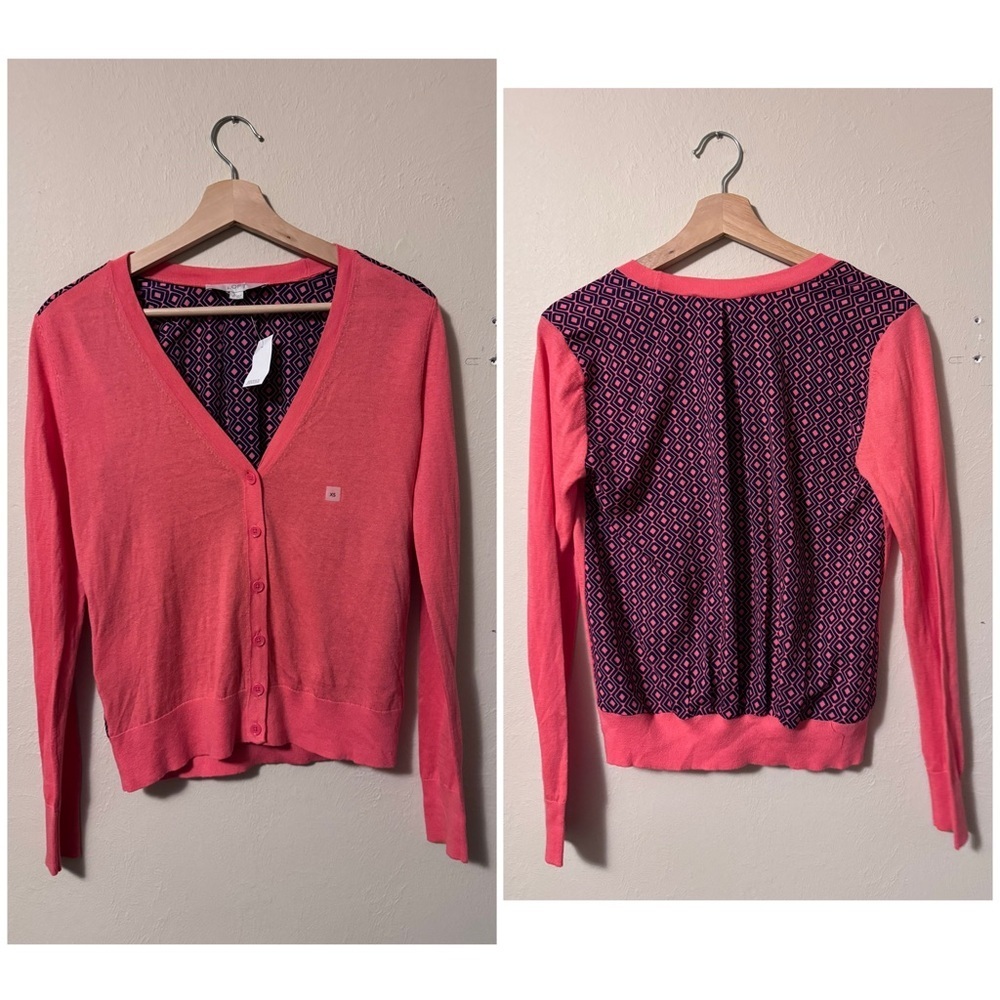 NWT Loft  two sided pink cardigan Size XS